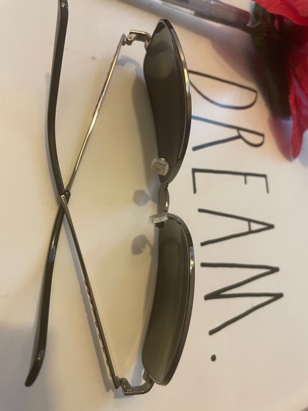 Prada Dark Gray Aviator Sunglasses, New, No Box - Picture 2 of 8